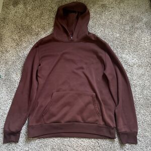 Deep Brown Fleece Hoodie